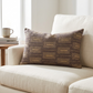 Argyle Square Espresso Handmade Luxury Pillow