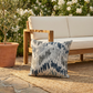 Tierra Monte Plaid Navy Blue and Gray Handmade Luxury Pillow