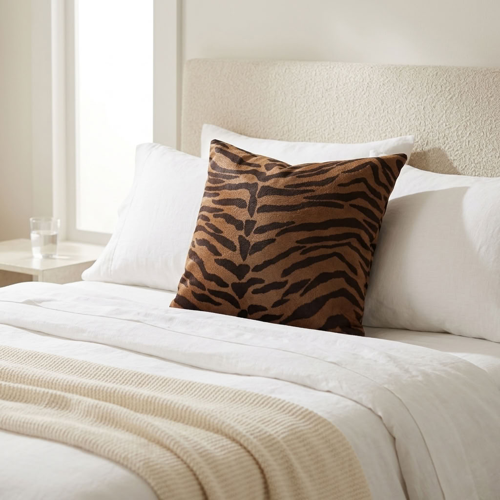 Tangerine Bliss Orange Handmade Luxury Pillow