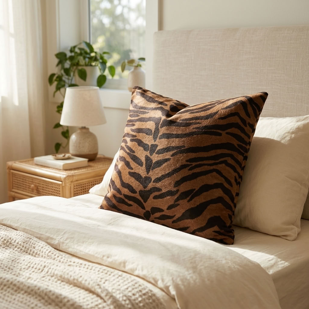 Tangerine Bliss Orange Handmade Luxury Pillow
