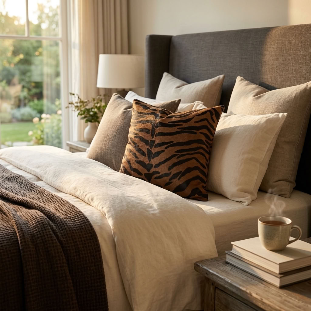 Tangerine Bliss Orange Handmade Luxury Pillow