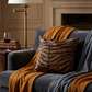 Tangerine Bliss Orange Handmade Luxury Pillow