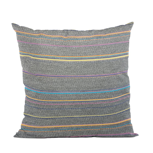 Acai Crush Berry Olive and Gray Handmade Luxury Pillow
