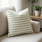 Swan Creek Cream and Gold Handmade Luxury Pillow
