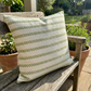 Swan Creek Cream and Gold Handmade Luxury Pillow