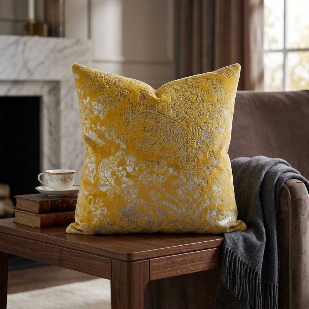 Venetian Gold Handmade Luxury Pillow