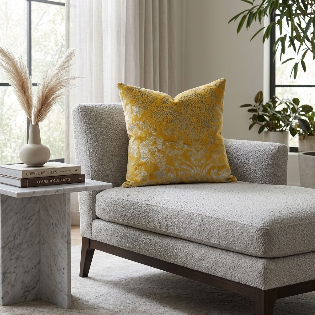 Venetian Gold Handmade Luxury Pillow