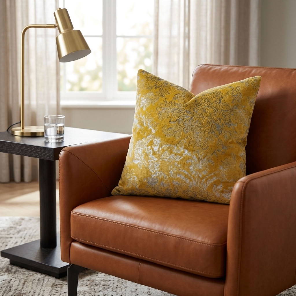 Venetian Gold Handmade Luxury Pillow