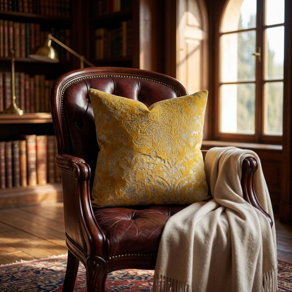 Venetian Gold Handmade Luxury Pillow