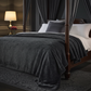 Black Mink Faux Fur Luxury Throw