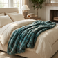 Plush ChiChi Feather Handmade Luxury Faux Fur Throw