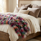 Fanciful Boho Plush Handmade Luxury Faux Fur Throw