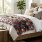 Fanciful Boho Plush Handmade Luxury Faux Fur Throw