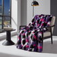 Plutus Purple Pink Fureal Faux Fur Luxury Throw Blanket
