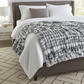 Plutus Off White Sherpa Faux Fur Luxury Throw Blanket