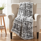 Plutus Off White Sherpa Faux Fur Luxury Throw Blanket