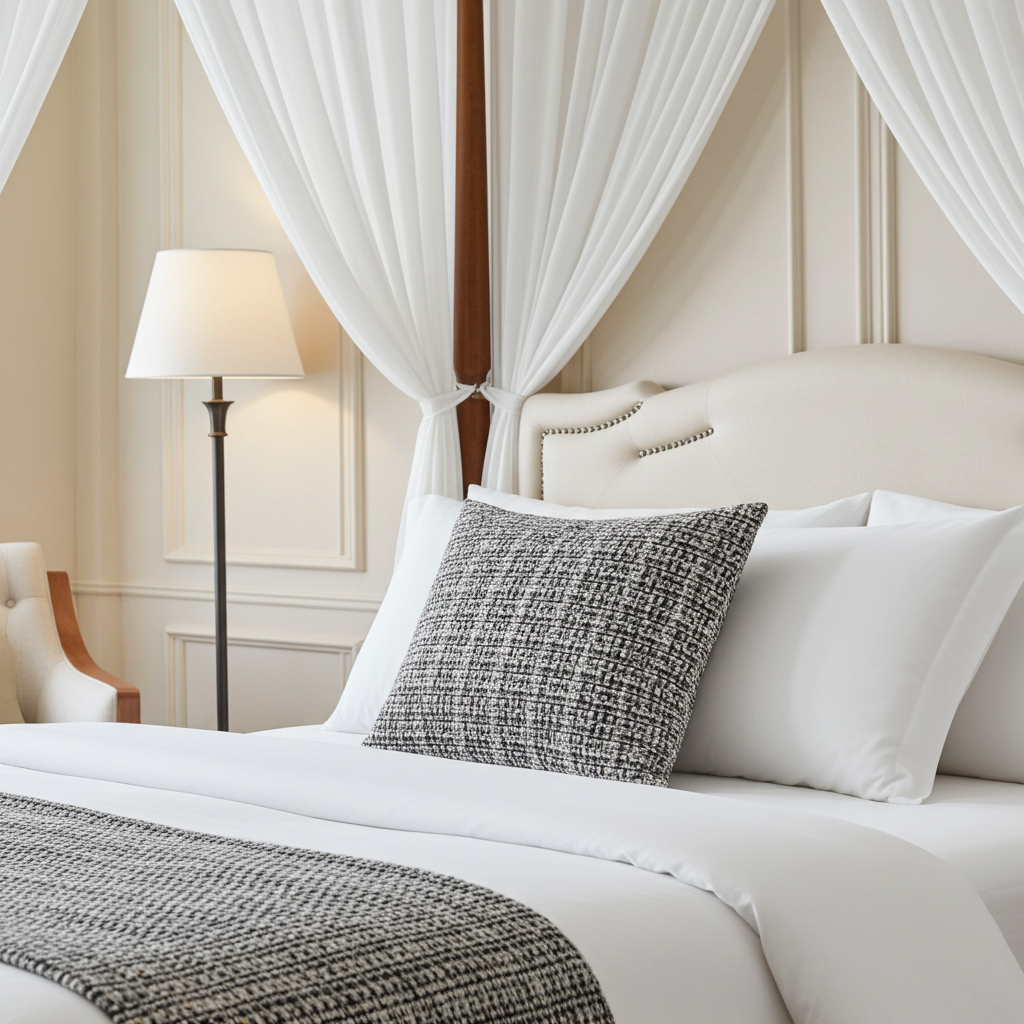 Poppy Chic Woven Luxury Throw Pillow in Multi Color