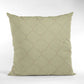 Plutus Creamy White Kona Embroydery, Some Shine To This Pattern Luxury Throw Pillow