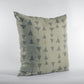 Plutus Pebble Manti Embroydery, Some Of The Triangles Have Metalic Threads Luxury Throw Pillow