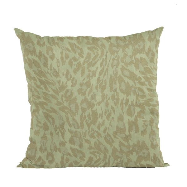 Plutus Stonewash Cheetah Embroydery Luxury Throw Pillow