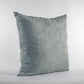 Plutus Gunmetal Hidden Island Velvet With Foil Printing On Top Luxury Throw Pillow