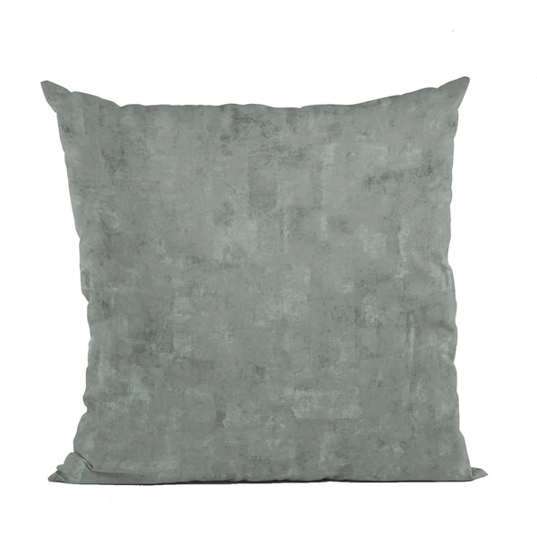 Plutus Gunmetal Hidden Island Velvet With Foil Printing On Top Luxury Throw Pillow