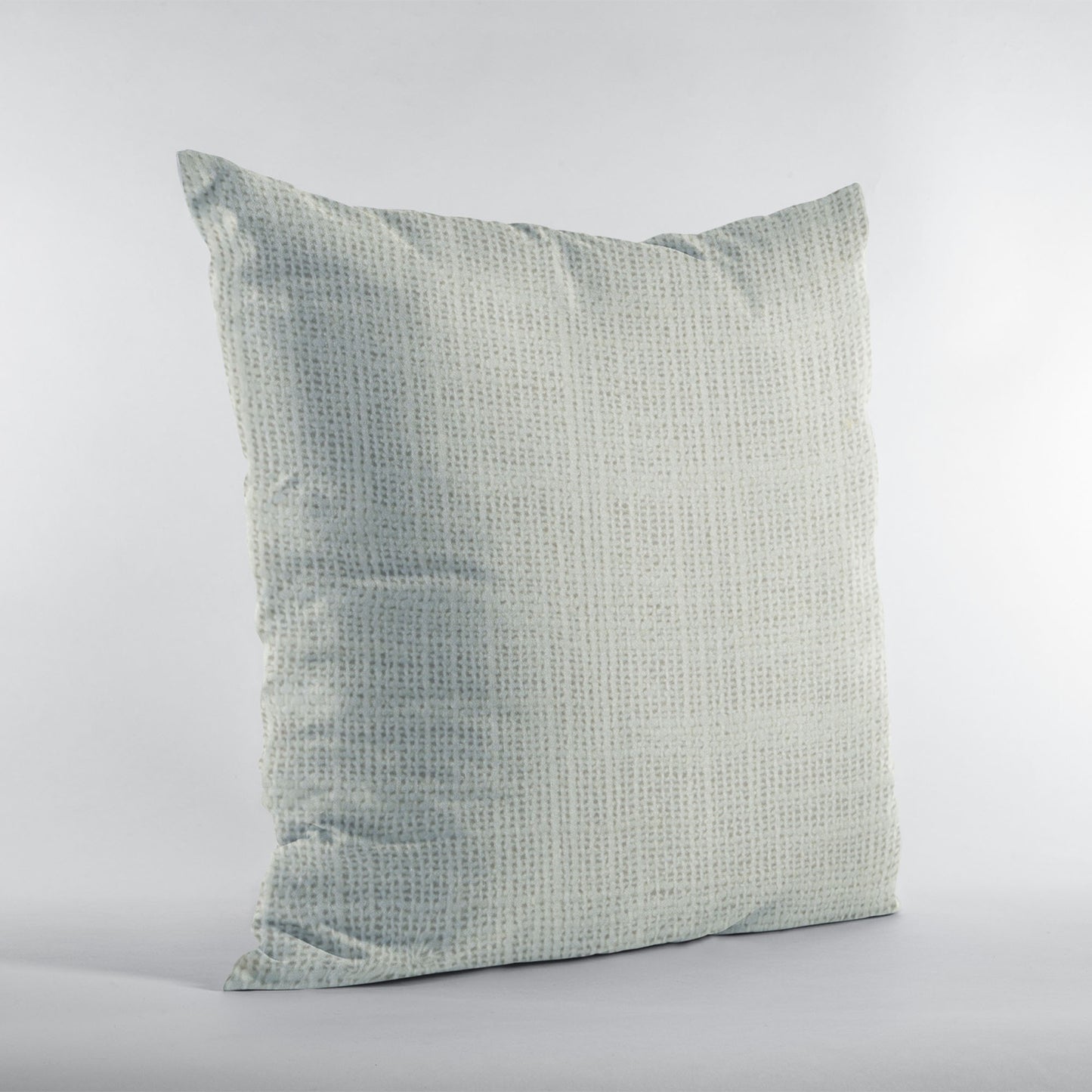 Plutus White Wall Textured Solid, With Open Weave. Luxury Throw Pillow