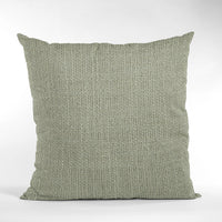 Plutus Flint Wall Textured Solid, With Open Weave. Luxury Throw Pillow