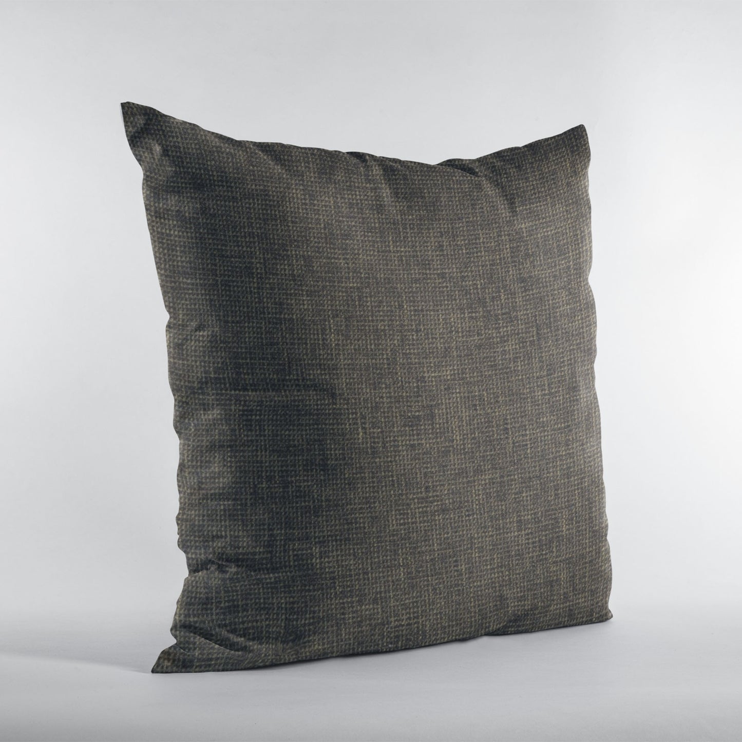 Plutus Espresso Waffle Textured Solid, Sort Of A Waffle Texture Luxury Throw Pillow