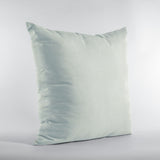 Plutus Baby Blue Solid Shiny Velvet Luxury Throw Pillow