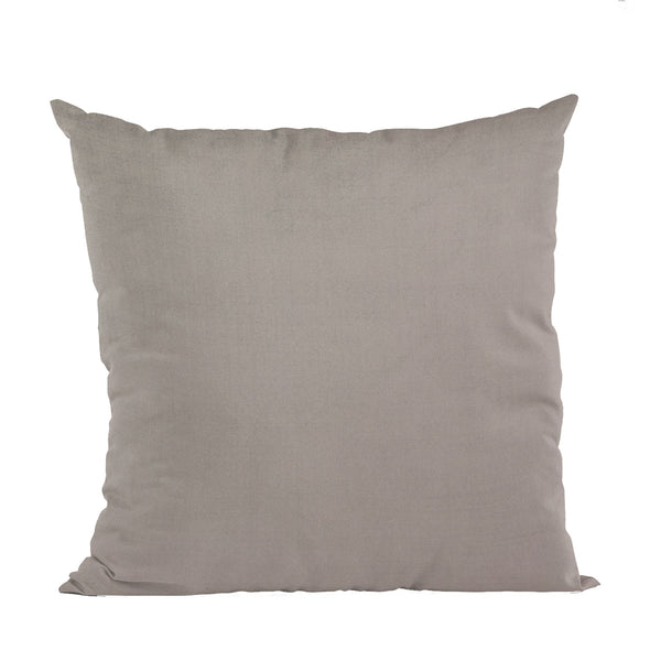 Plutus Dark Brown Solid Shiny Velvet Luxury Throw Pillow