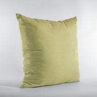 Plutus Yellow Solid Shiny Velvet Luxury Throw Pillow