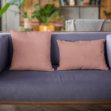 Plutus Baby Pink Solid Shiny Velvet Luxury Throw Pillow