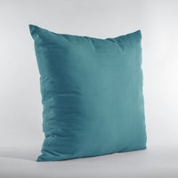 Plutus Sky Blue Solid Shiny Velvet Luxury Throw Pillow
