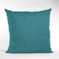 Plutus Sky Blue Solid Shiny Velvet Luxury Throw Pillow