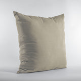 Plutus Brown Solid Shiny Velvet Luxury Throw Pillow