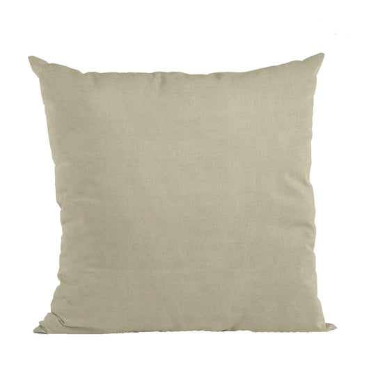 Plutus Oyster Solid Shiny Velvet Luxury Throw Pillow