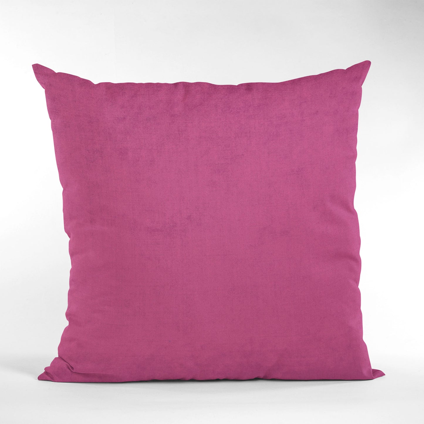 Plutus Pink Solid Shiny Velvet Luxury Throw Pillow