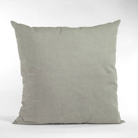 Plutus Grey Solid Shiny Velvet Luxury Throw Pillow