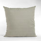 Plutus Light Grey Solid Shiny Velvet Luxury Throw Pillow