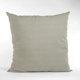 Plutus Light Grey Solid Shiny Velvet Luxury Throw Pillow