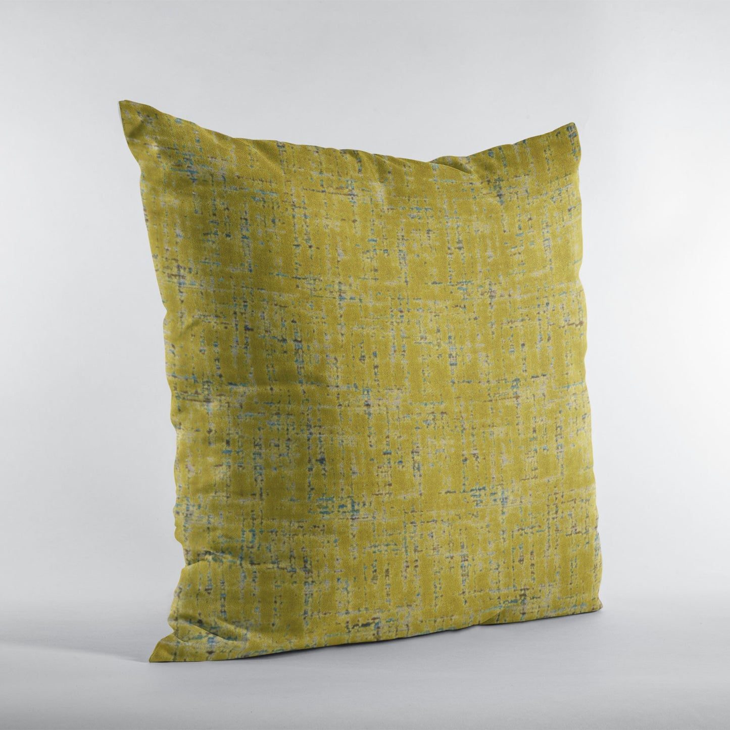 Plutus Sulfur New Planet Cut Velvet Luxury Throw Pillow