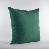 Plutus Emerald Lux Velvet Shiny Velvet Luxury Throw Pillow