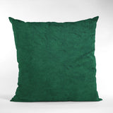 Plutus Emerald Lux Velvet Shiny Velvet Luxury Throw Pillow