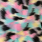 Plutus Pink, Blue, Black, Yellow  Exotic Faux Fur Luxury Throw Blanket