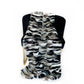 Plutus Black, White  Zebra Faux Fur Luxury Throw Blanket