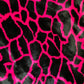 Plutus Pink Black Plush Faux Fur Luxury Throw Blanket
