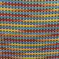 Vivid Stripe Red, Blue, Yellow Stripes Luxury Outdoor/Indoor Throw Pillow