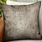 Harbor Sky Brown Solid Luxury Outdoor/Indoor Throw Pillow