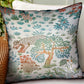 Wild Jungle Multi Animal motif Luxury Outdoor/Indoor Throw Pillow